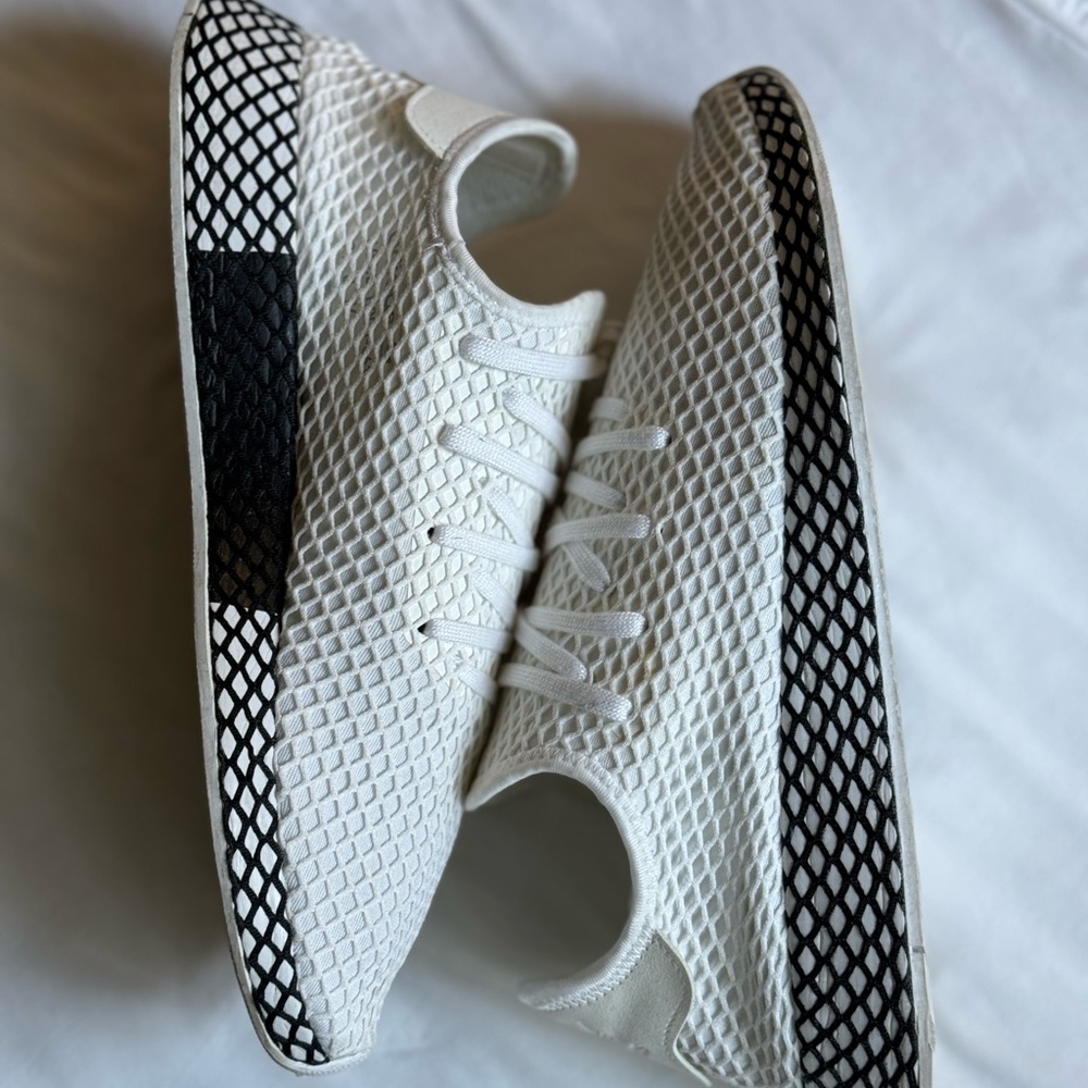 Adidas Deerupt Cloud White Core Black - Size 13